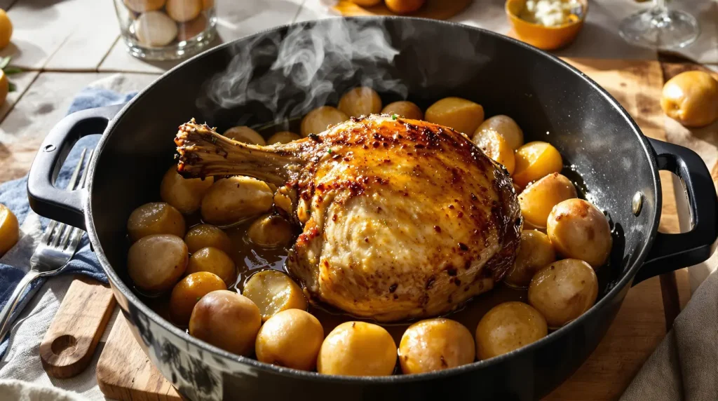 Agneau de Pâques confit au miel et au romarin : le plat familial fondant et parfumé pour fêter Pâques