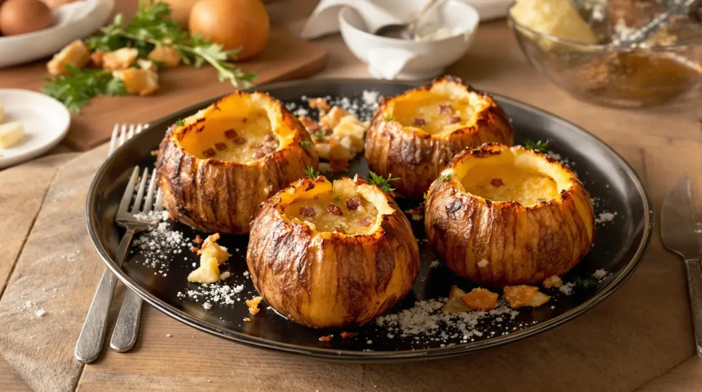 Ce plat de pommes de terre farcies fait l'unanimité à la maison : une recette simple à tester d'urgence