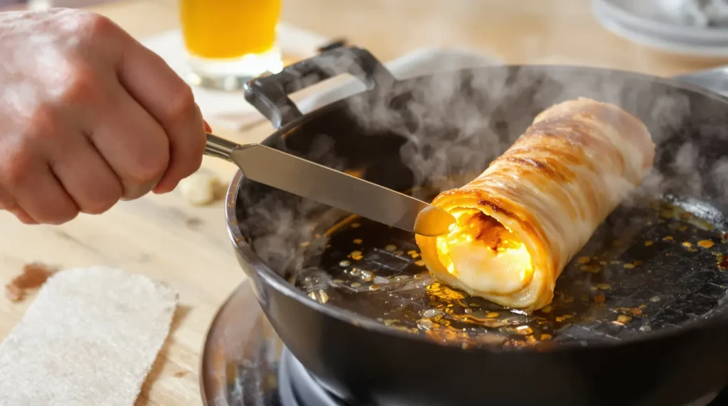 Croustillants dehors, fondants dedans : ces cigares au chèvre et oignons caramélisés se font aussi bien au four qu'en airfryer