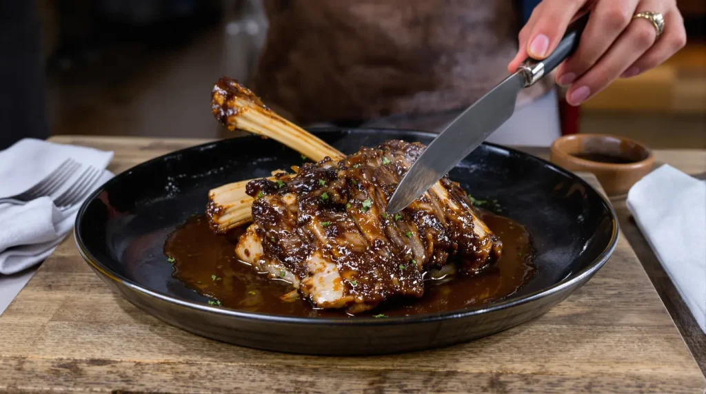 Découvrez la recette secrète des ribs de porc de Lozère aux lentilles vertes