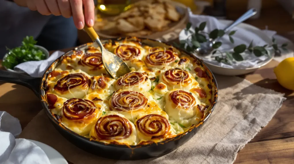 Gratin léger poireaux-jambon : prêt en 25 minutes, vraiment savoureux et peu calorique