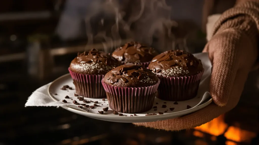 Muffins tout chocolat : un geste simple au four qui les rend délicieusement moelleux (que tout le monde rate)