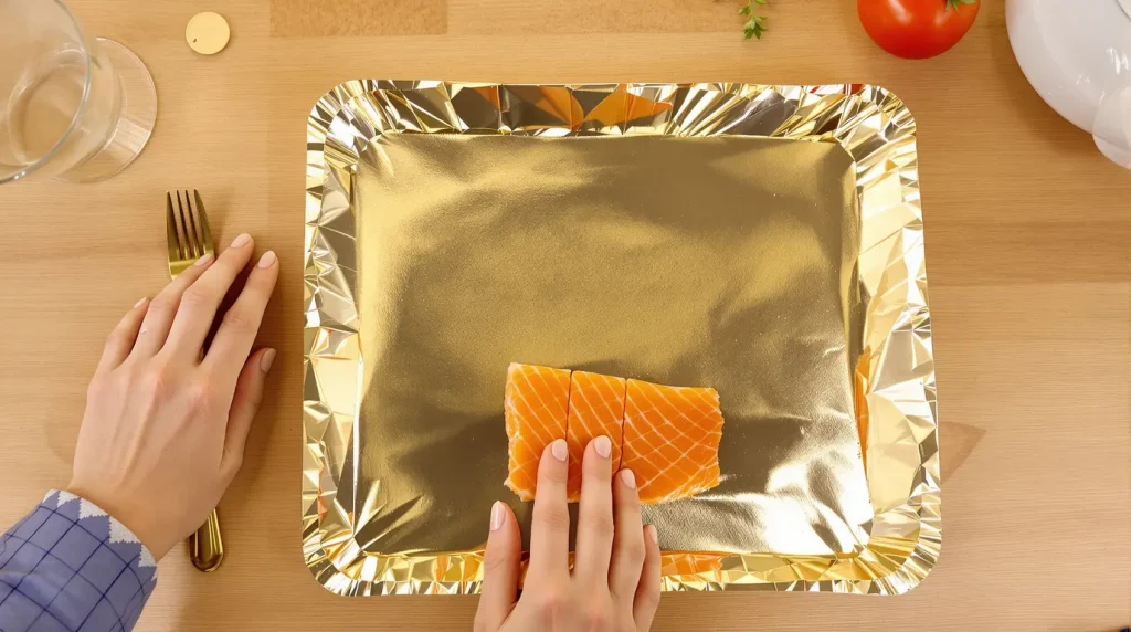 Pourquoi le carton sous le saumon fumé est-il toujours doré ?
