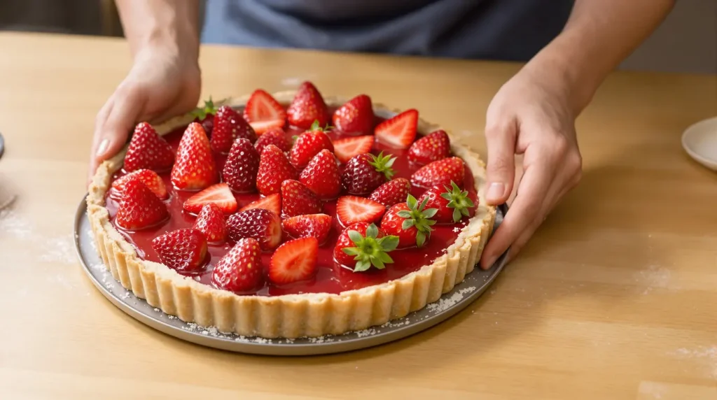 Tarte aux fraises : les astuces des pros pour empêcher les fraises de rendre de l'eau et de détremper votre fond de tarte