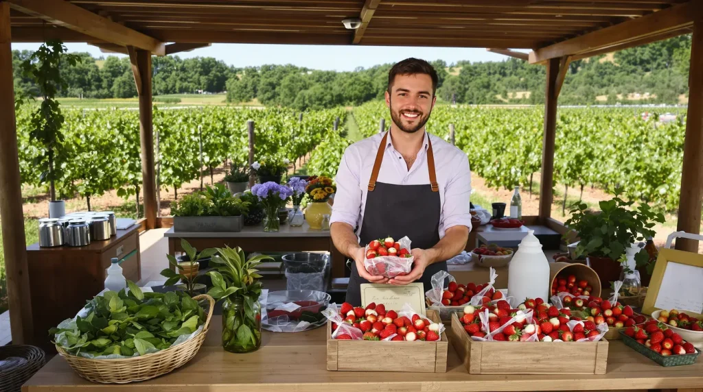 Avec les productions d’asperges et de fraises, les consommateurs sont aux anges cette saison
