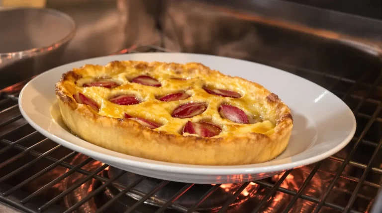 Clafoutis moelleux à la rhubarbe