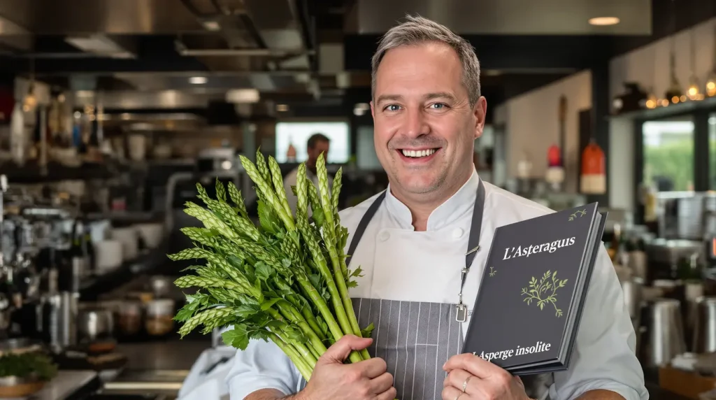 Hoerdt. Le chef de “L’Asparagus” publie un livre avec 25 idées originales pour cuisiner l’asperge